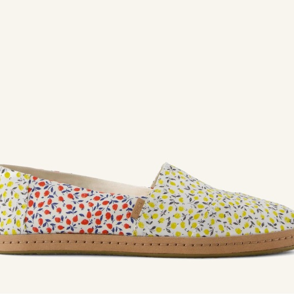 Toms Shoes - TOMS Alpargata Leather Wrap Yellow Multi Liberty Print